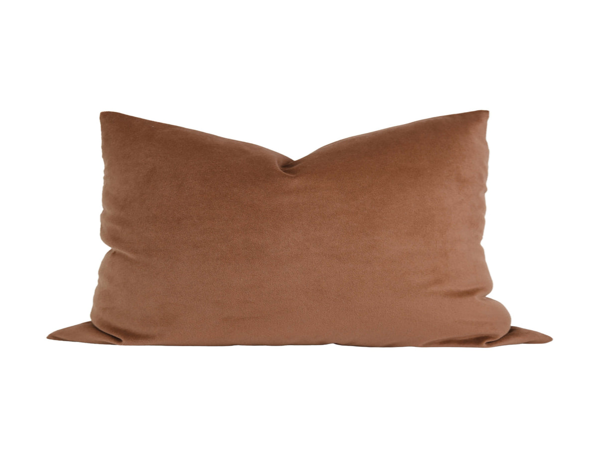 Copper Velvet Pillow Cover