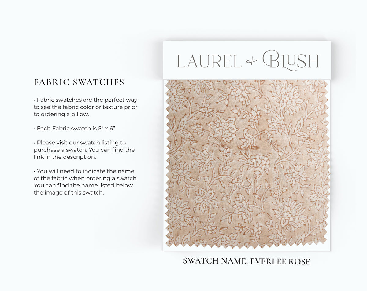 Everlee Rose Pillow Cover