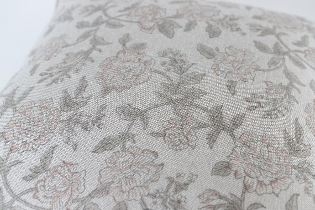 Evie Blush Pillow Cover