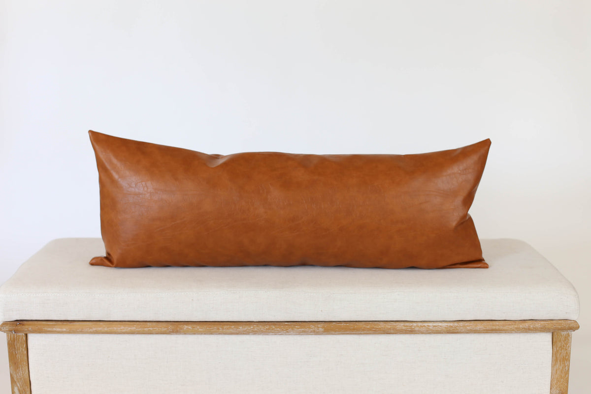 Leather Pillow Cover