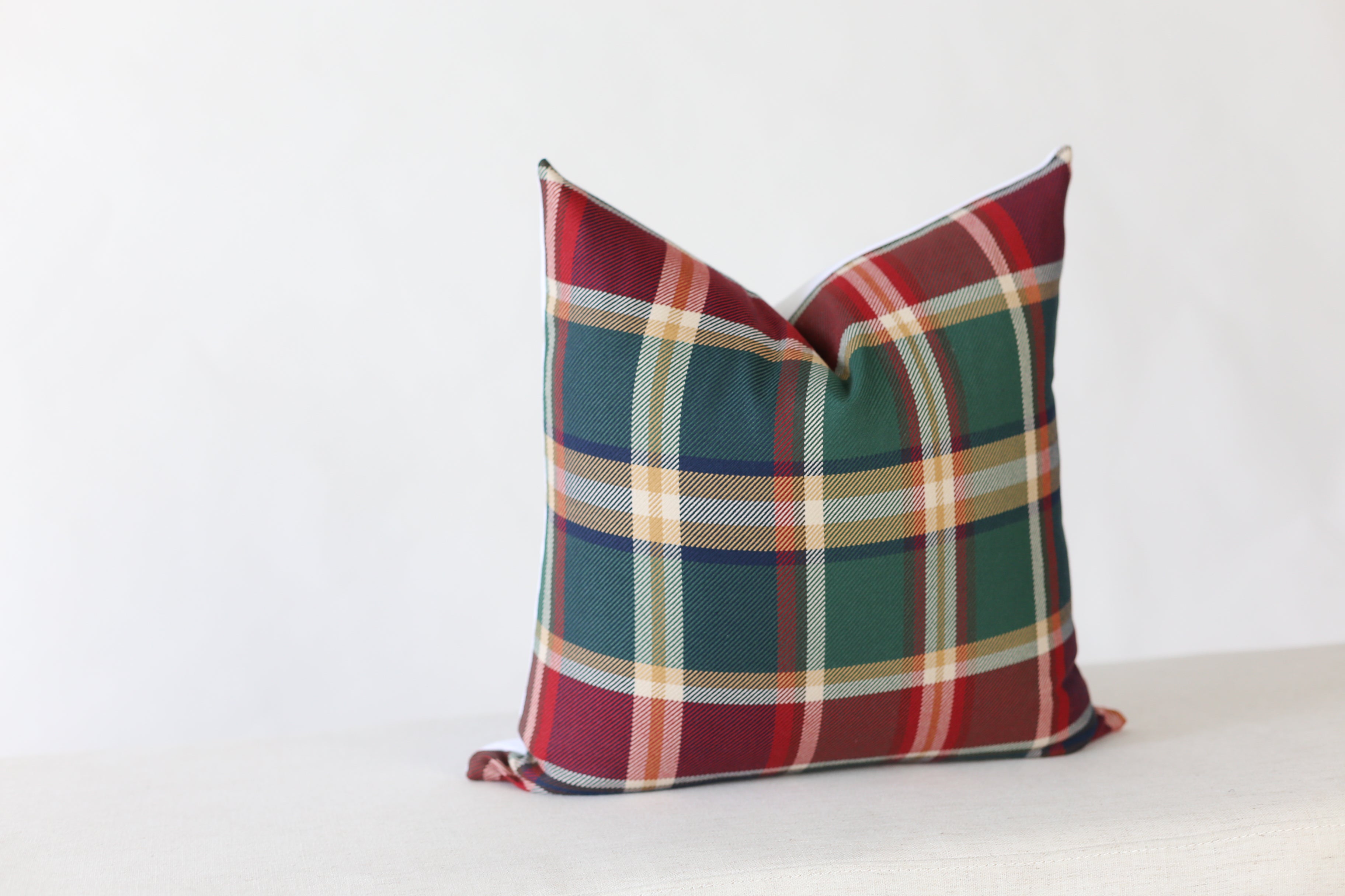Tartan plaid sales pillow covers