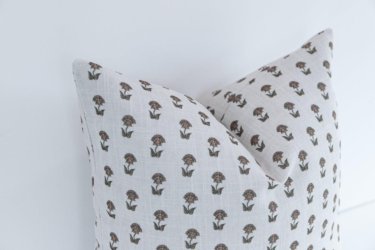 Clara Floral Pillow Cover