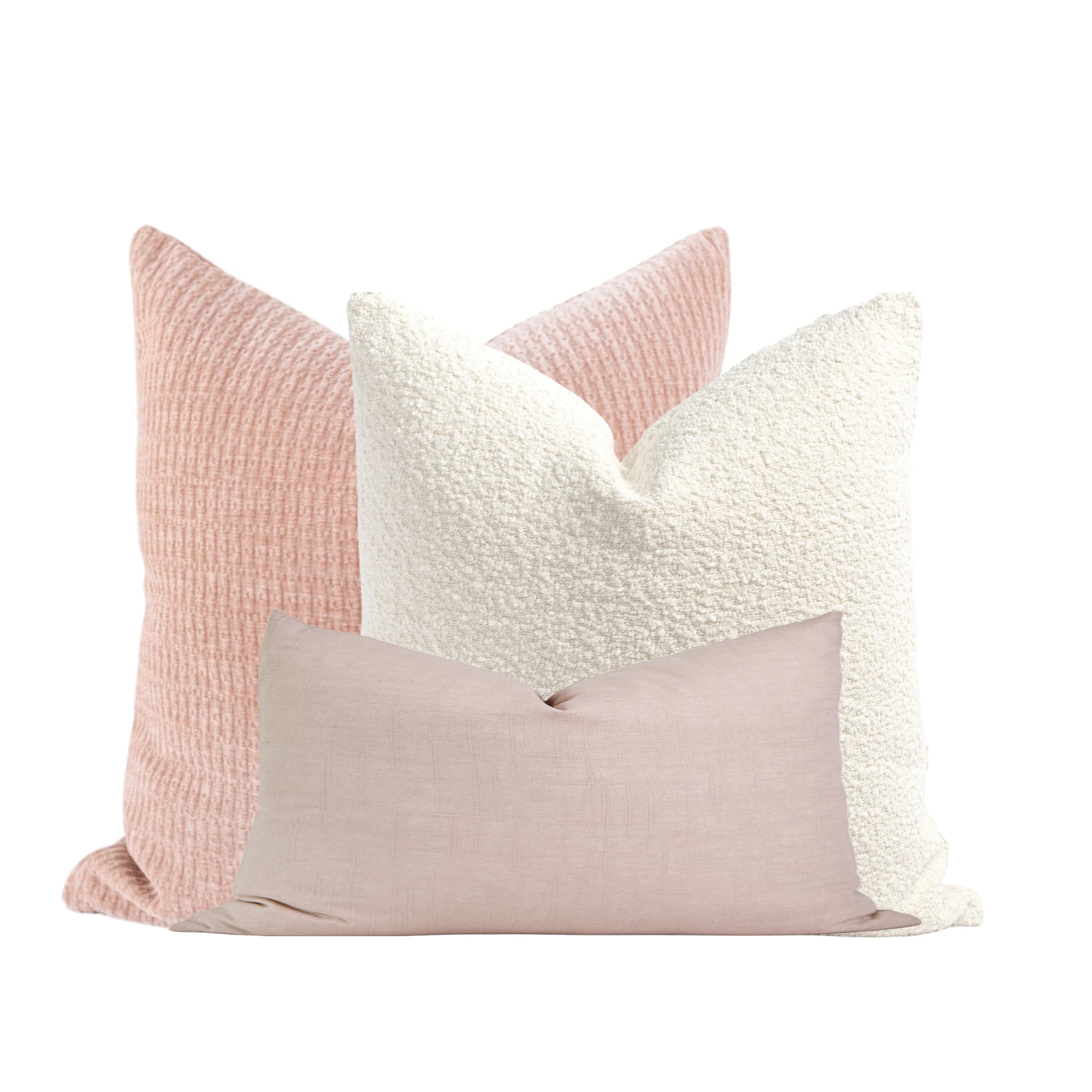 Designer Pillow Set, Pink Pillow Combination Set, Velvet Pillows, Nursery  Pillow Covers - Laurel and Blush