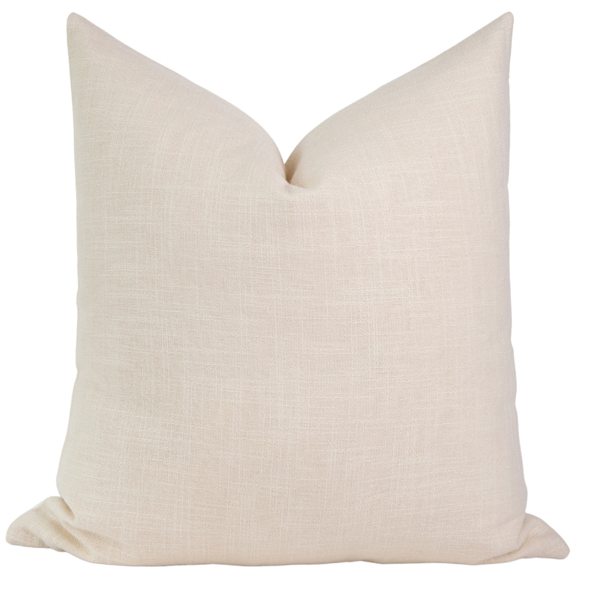 Cream Linen Pillow Cover