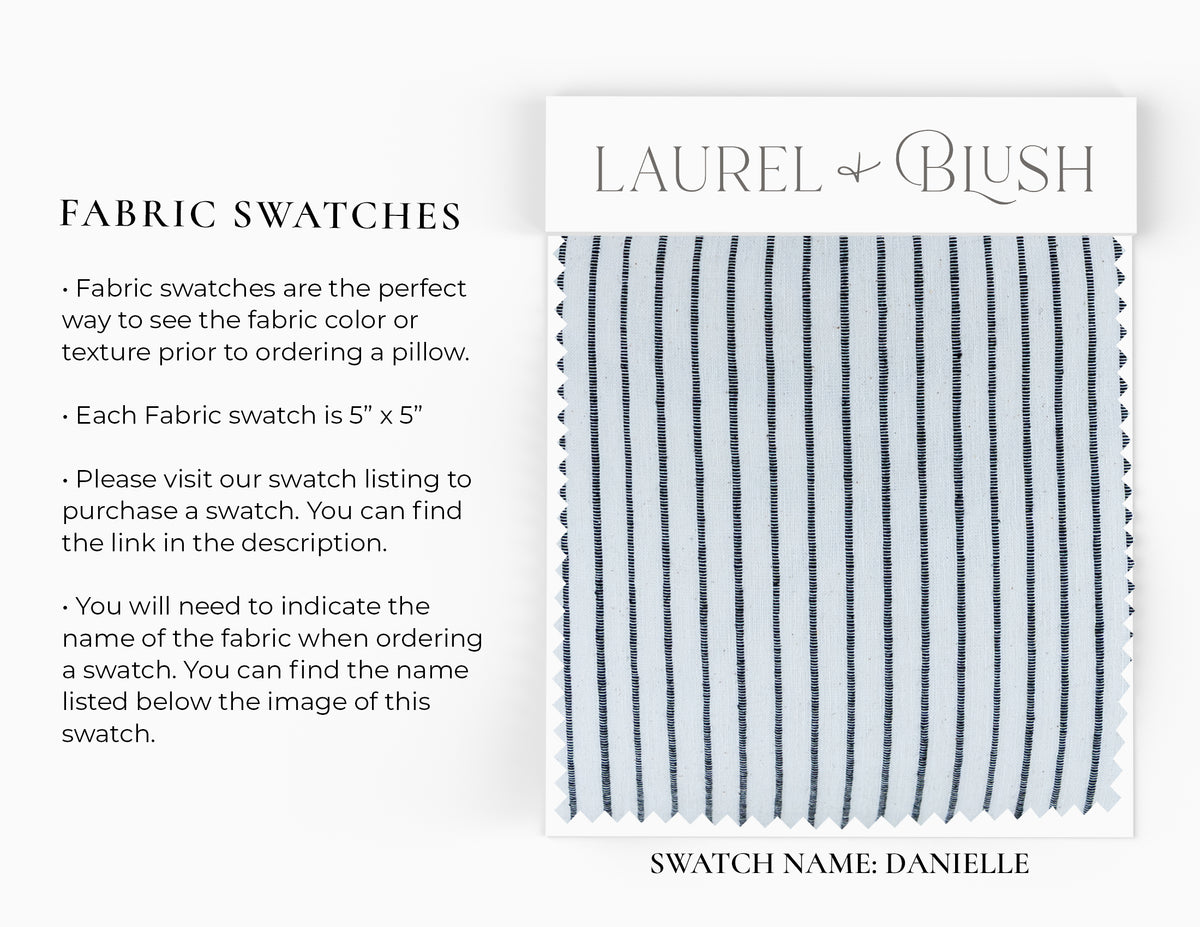 Danielle Stripe Vertical Pillow Cover