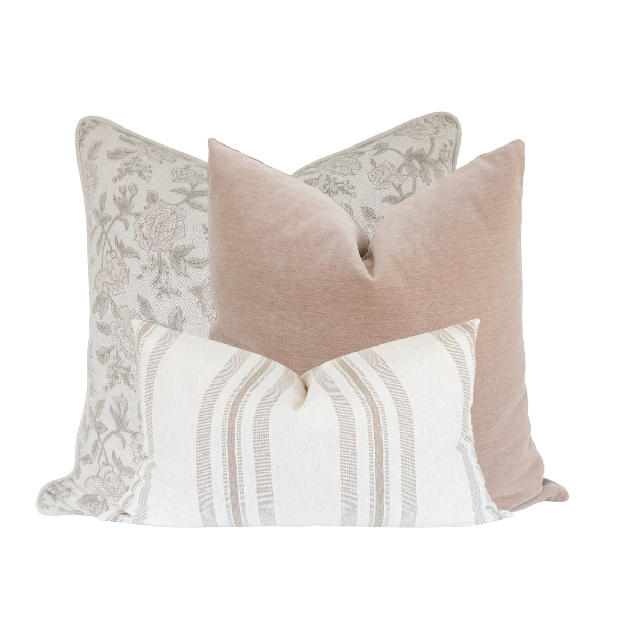 Evie Blush Sofa Combo