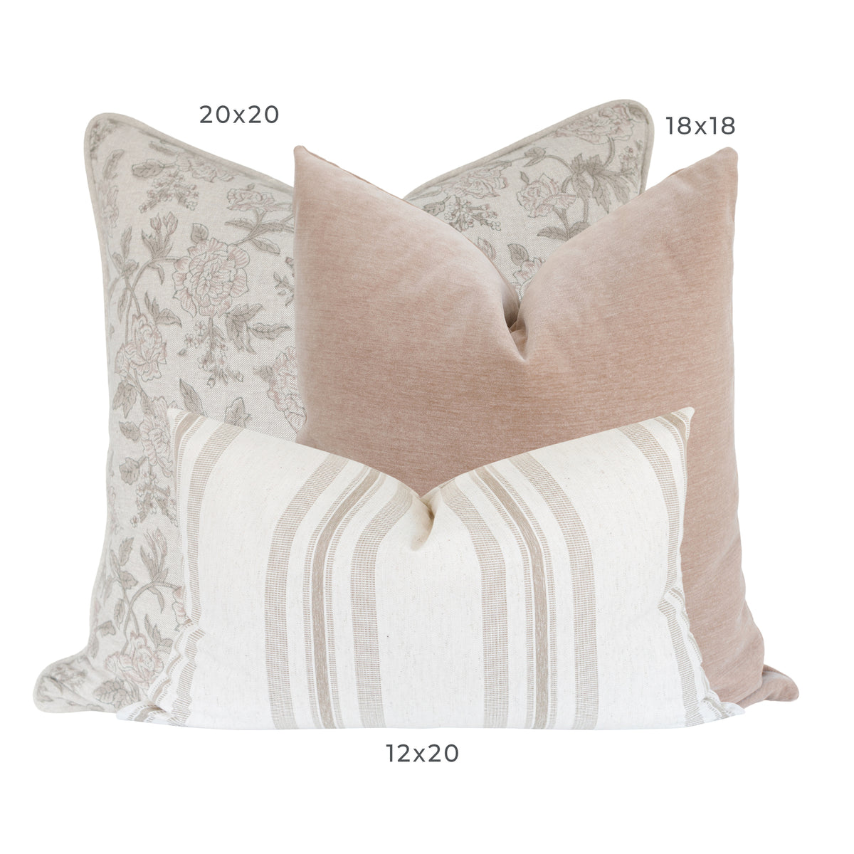 Evie Blush Sofa Combo