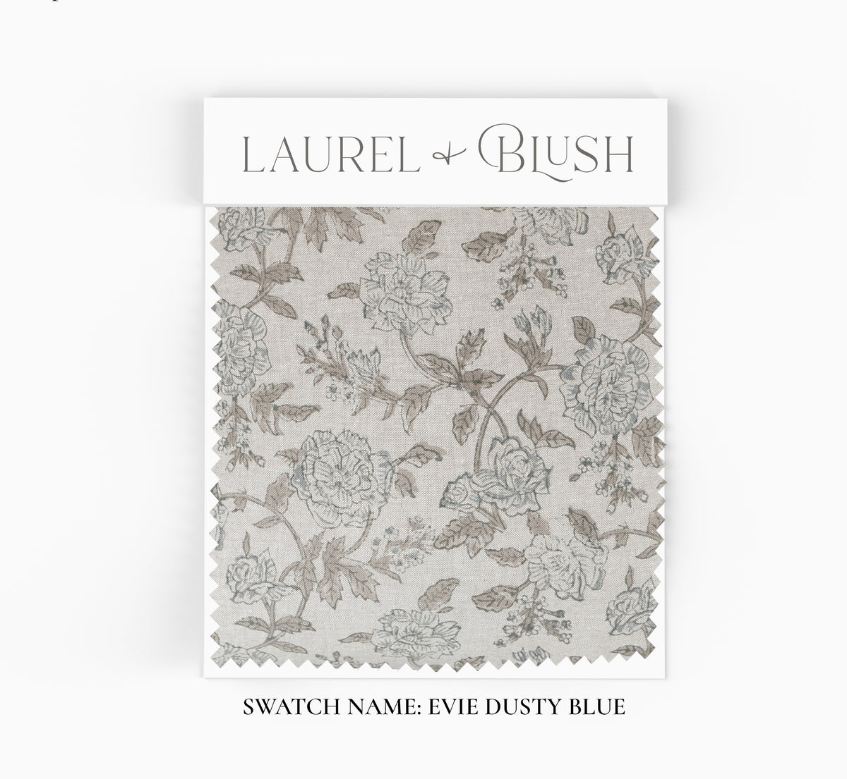 Evie Dusty Blue Pillow Cover