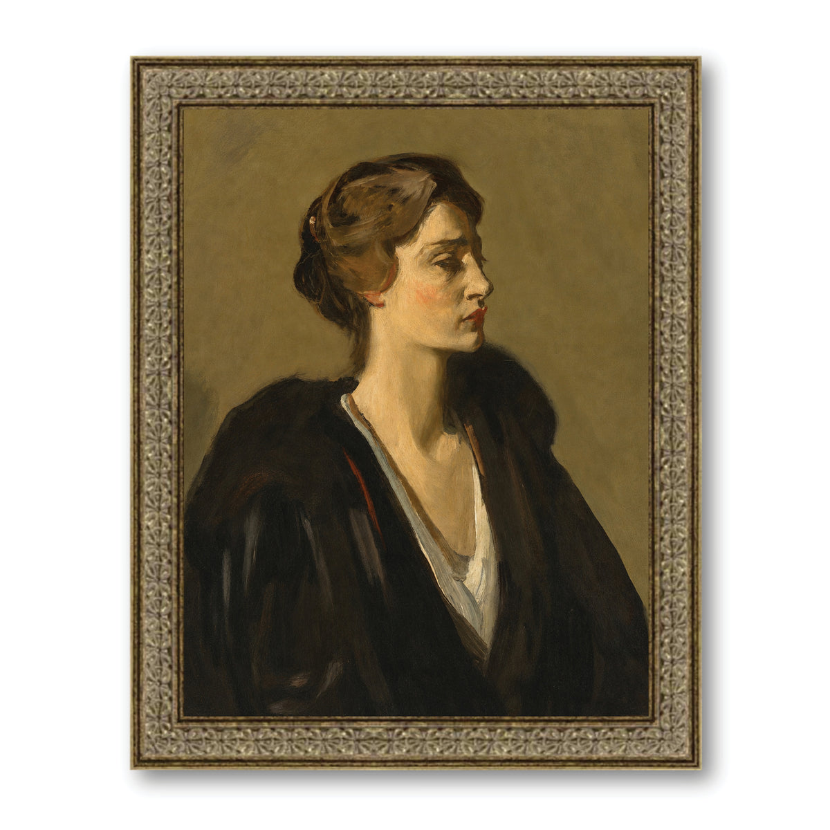 Fiona Vintage Portrait Art Print