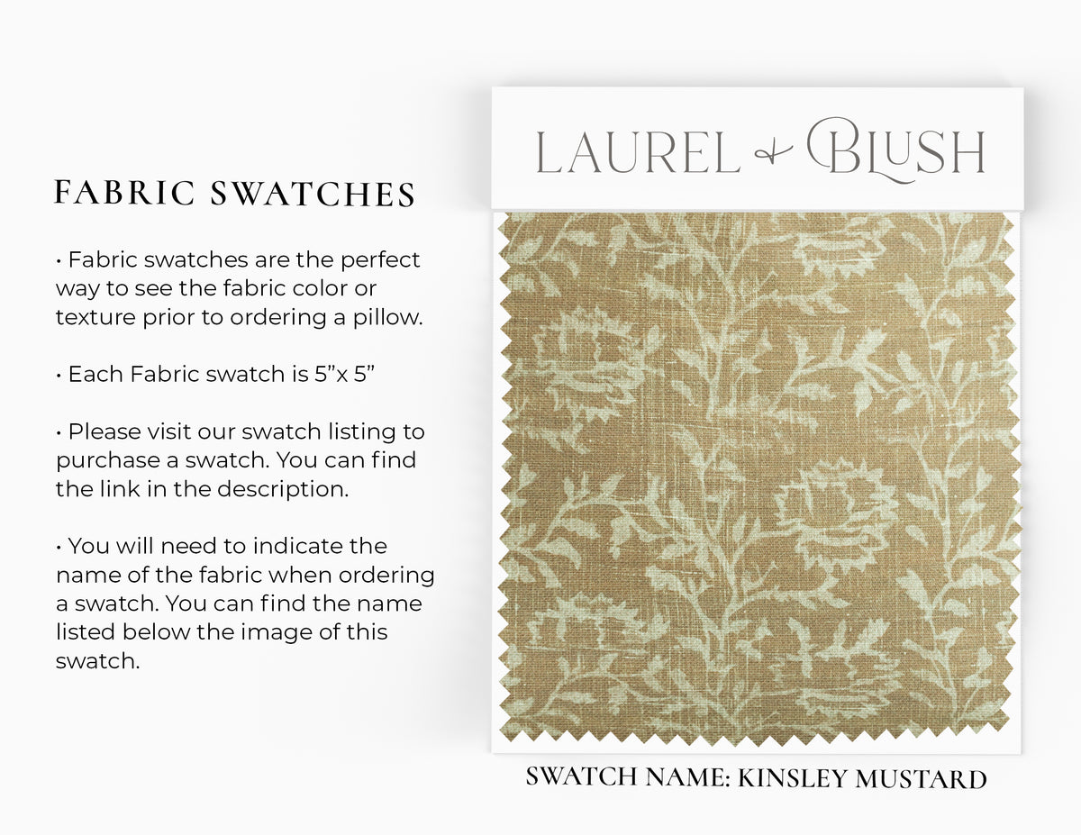 Kinsley Mustard Pillow Cover