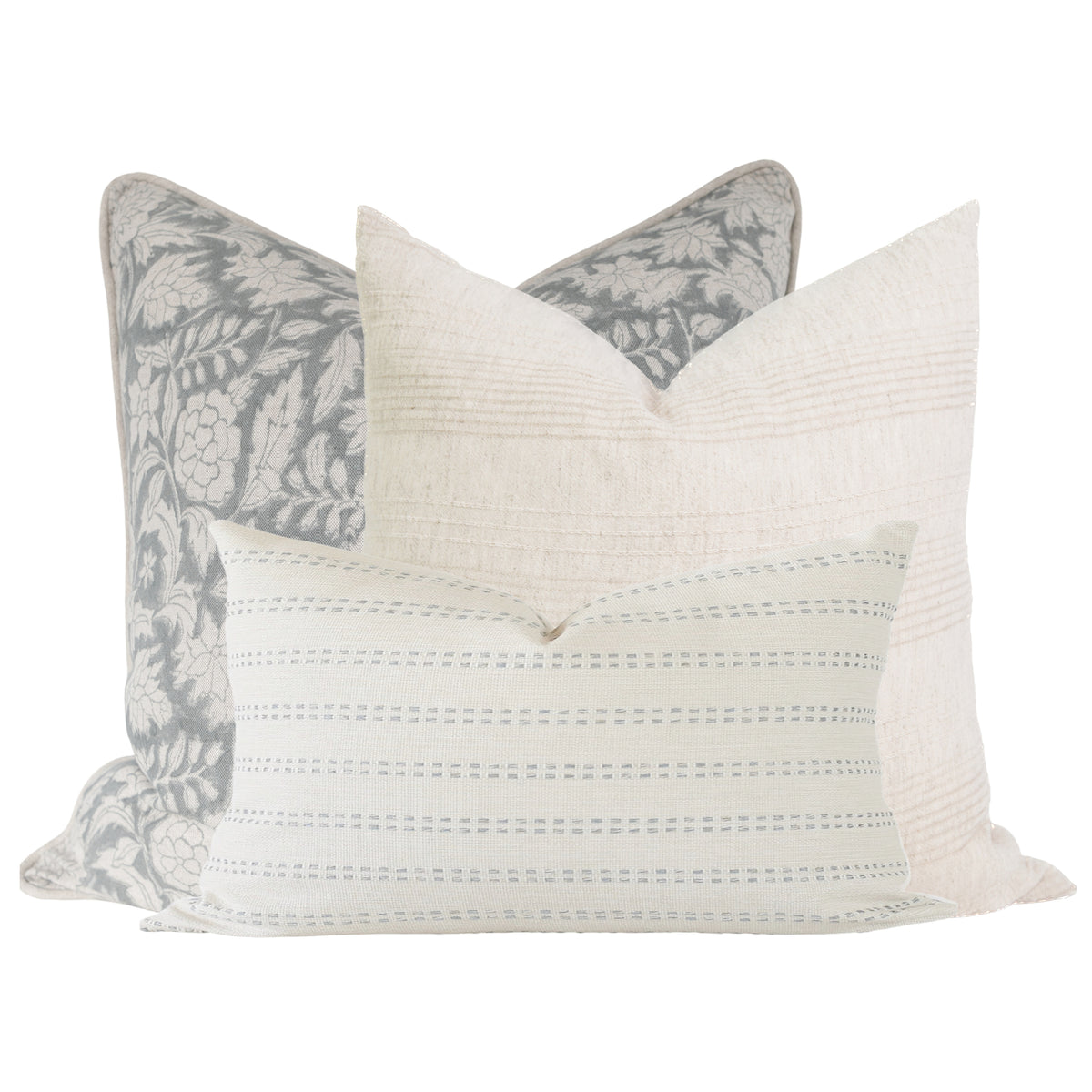 Lucie Dusty Blue Sofa Combo