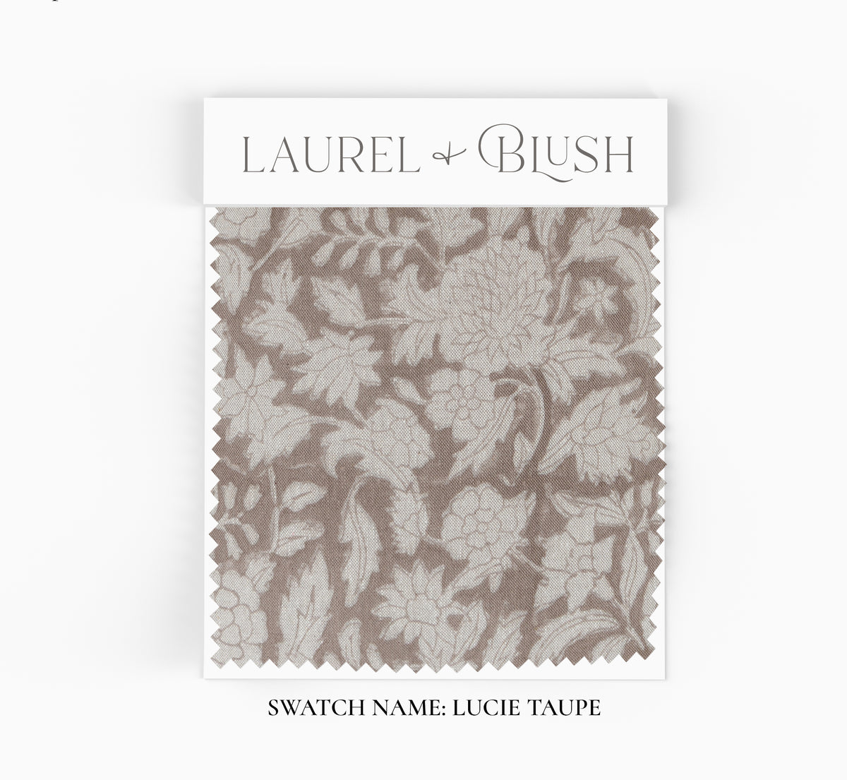 Lucie Taupe Pillow Cover