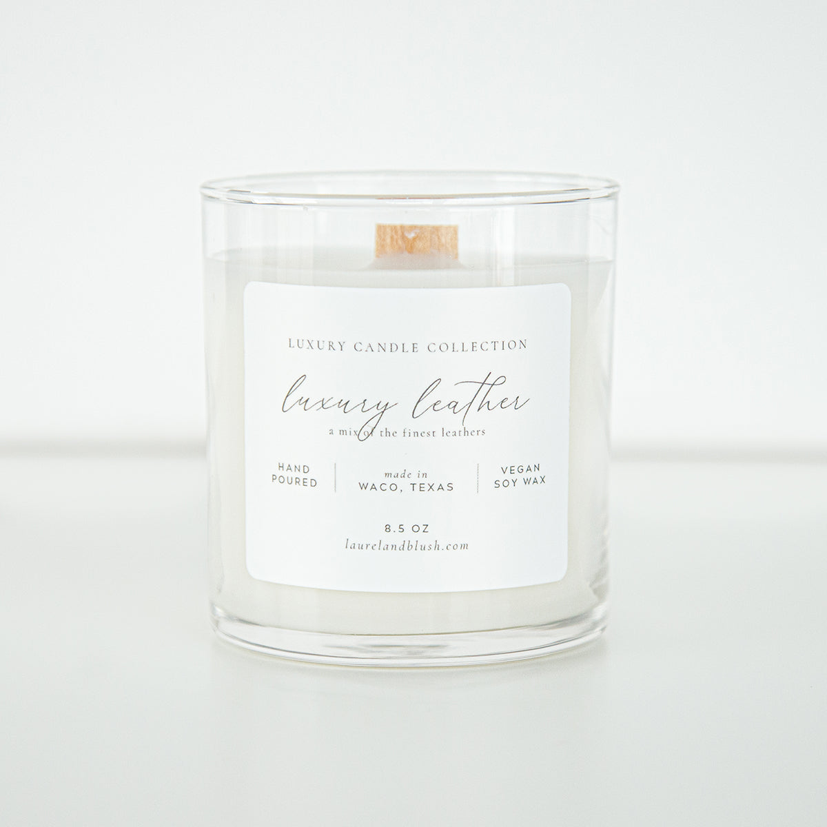 Luxury Leather Candle