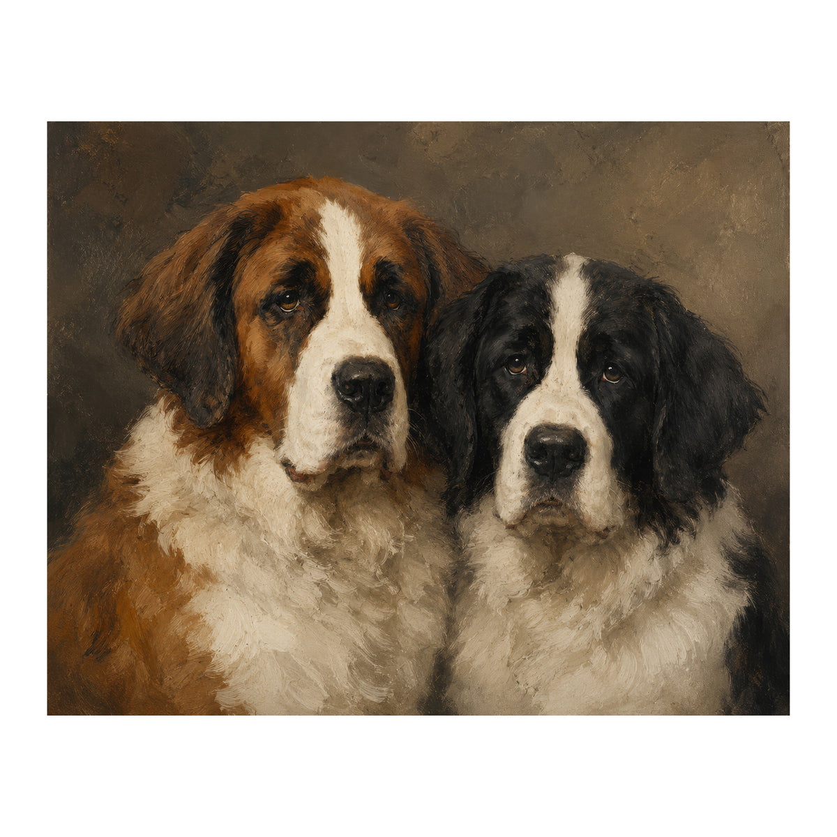 St Bernard Art Print