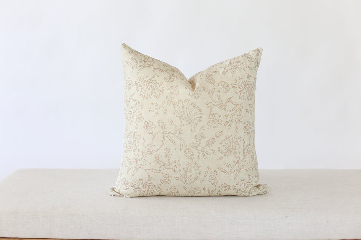 Blair Beige Pillow Cover