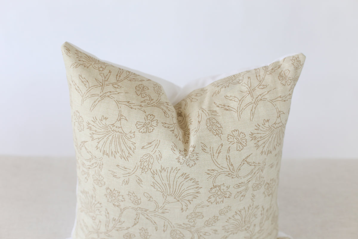 Blair Beige Pillow Cover