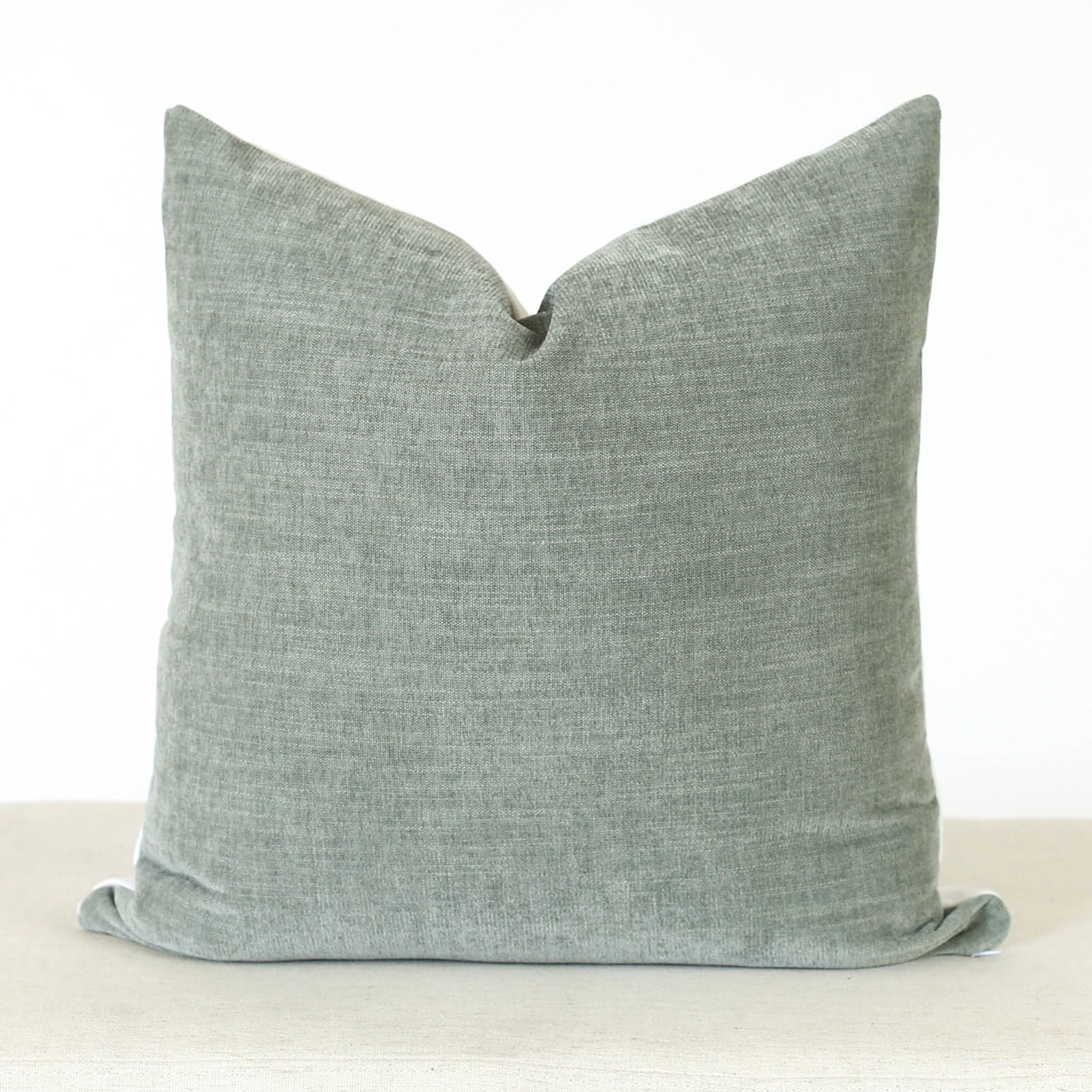 Green Velvet Pillow Covers, Designer Pillows, Boho Throw Pillows