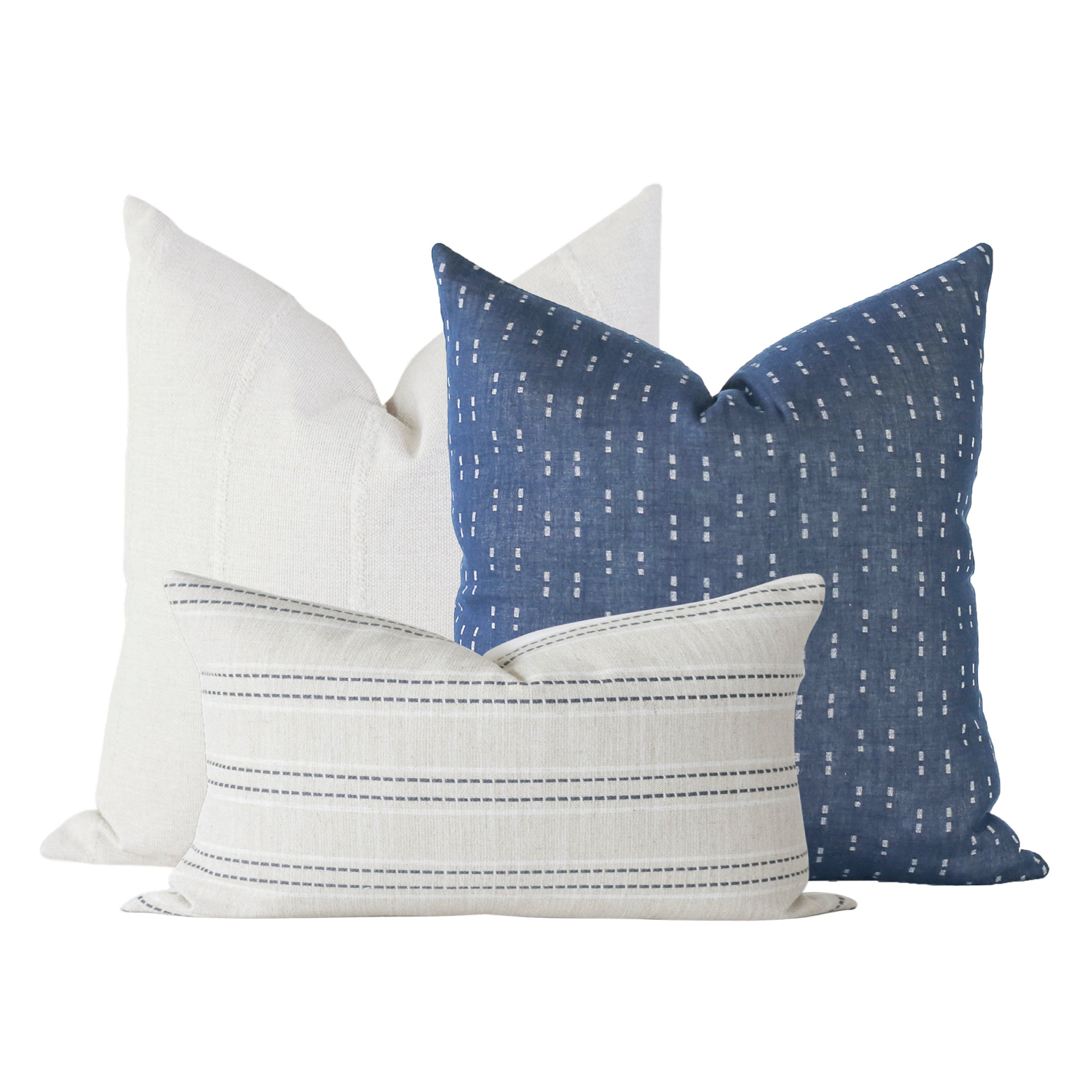 Color Crush Pillow Cover Set - White