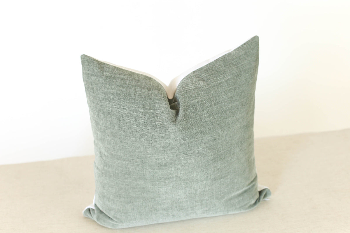 Green Velvet Pillow Cover