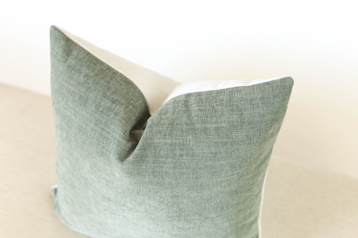 Green Velvet Pillow Cover