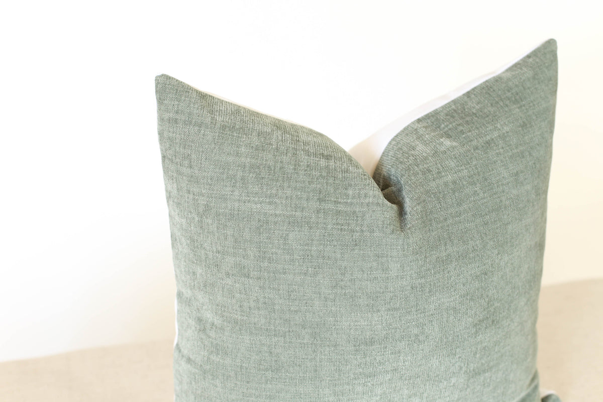 Green Velvet Pillow Cover