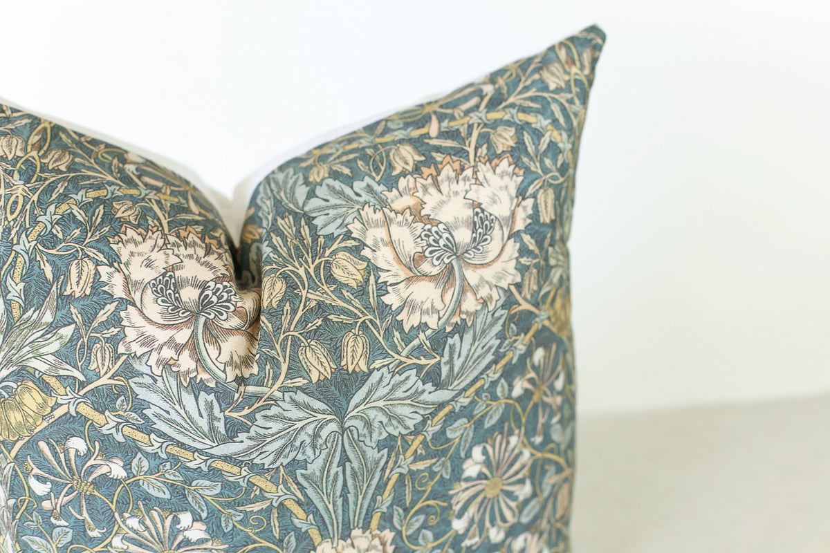 Marlow Teal Pillow Cover