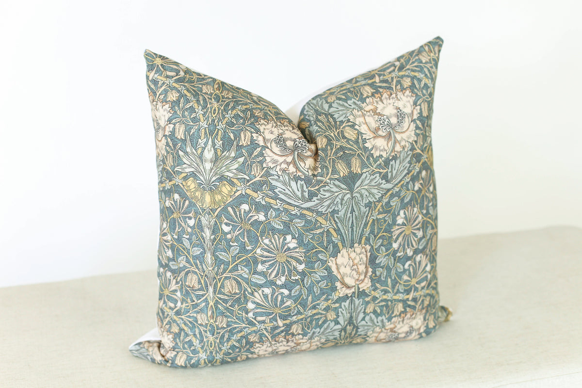 Marlow Teal Pillow Cover