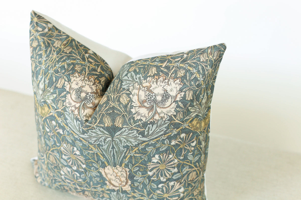 Marlow Teal Pillow Cover
