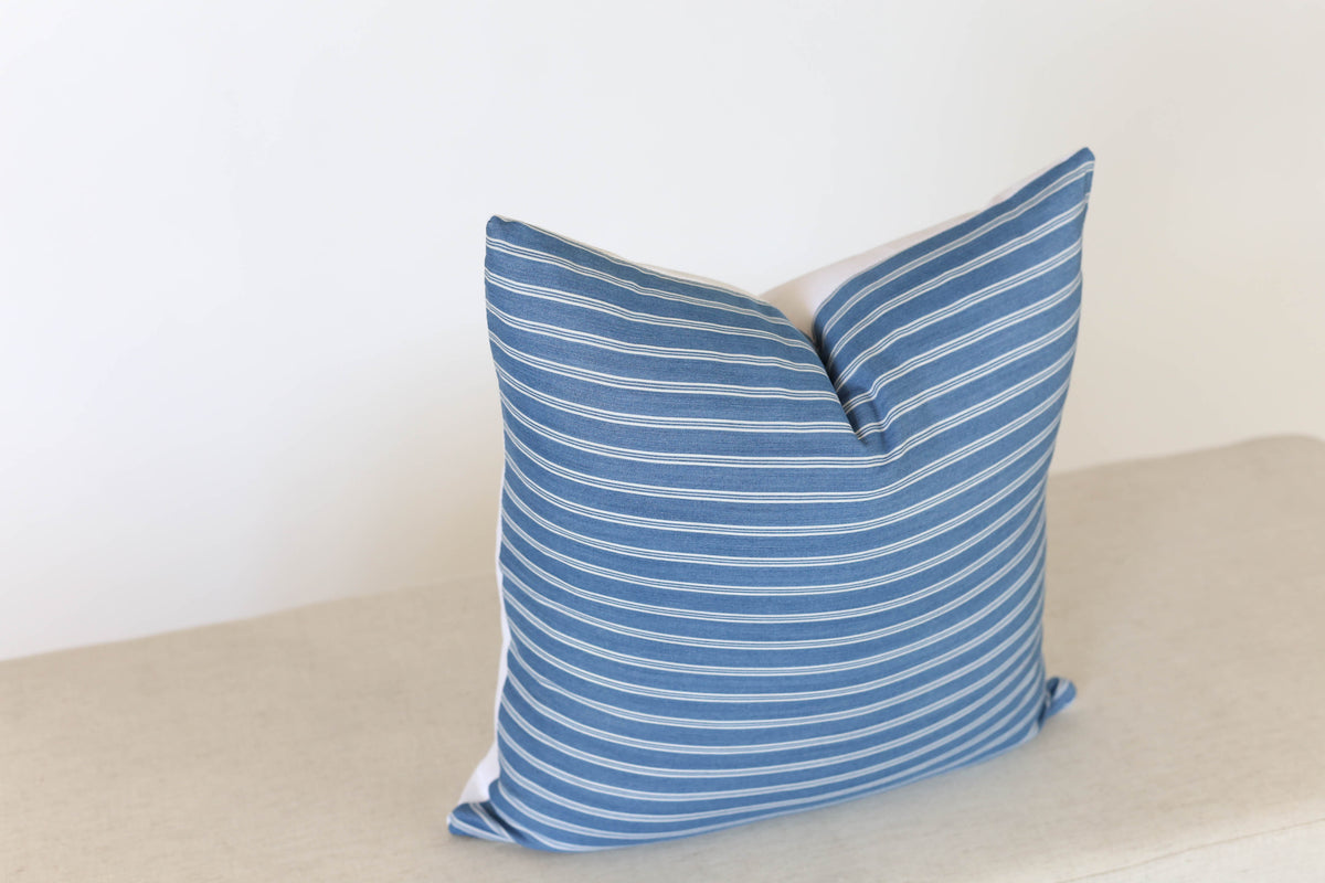 Hampton Stripe Handmade Pillow Cover