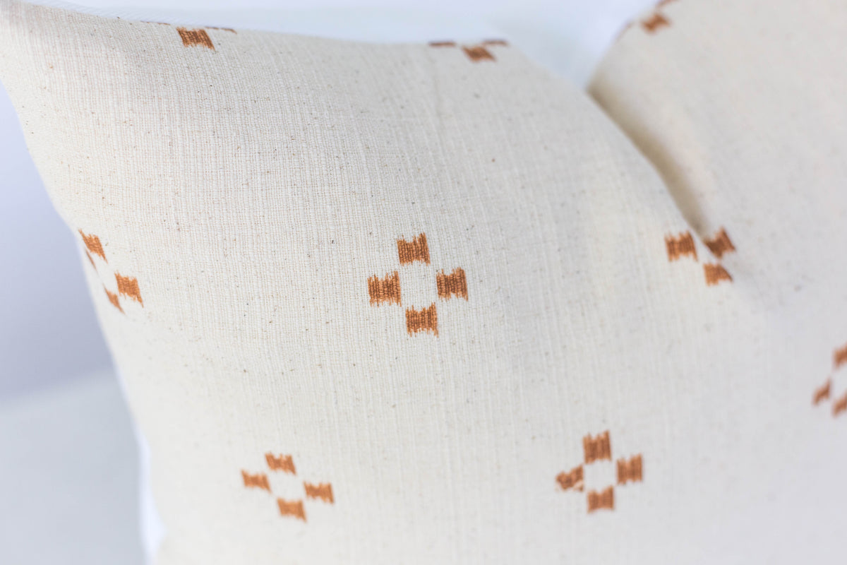 Boho Orange Fall Pillow Cover