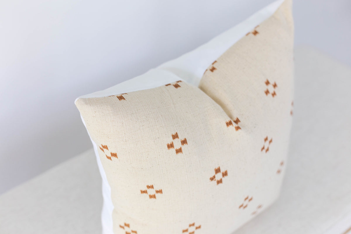 Boho Orange Fall Pillow Cover