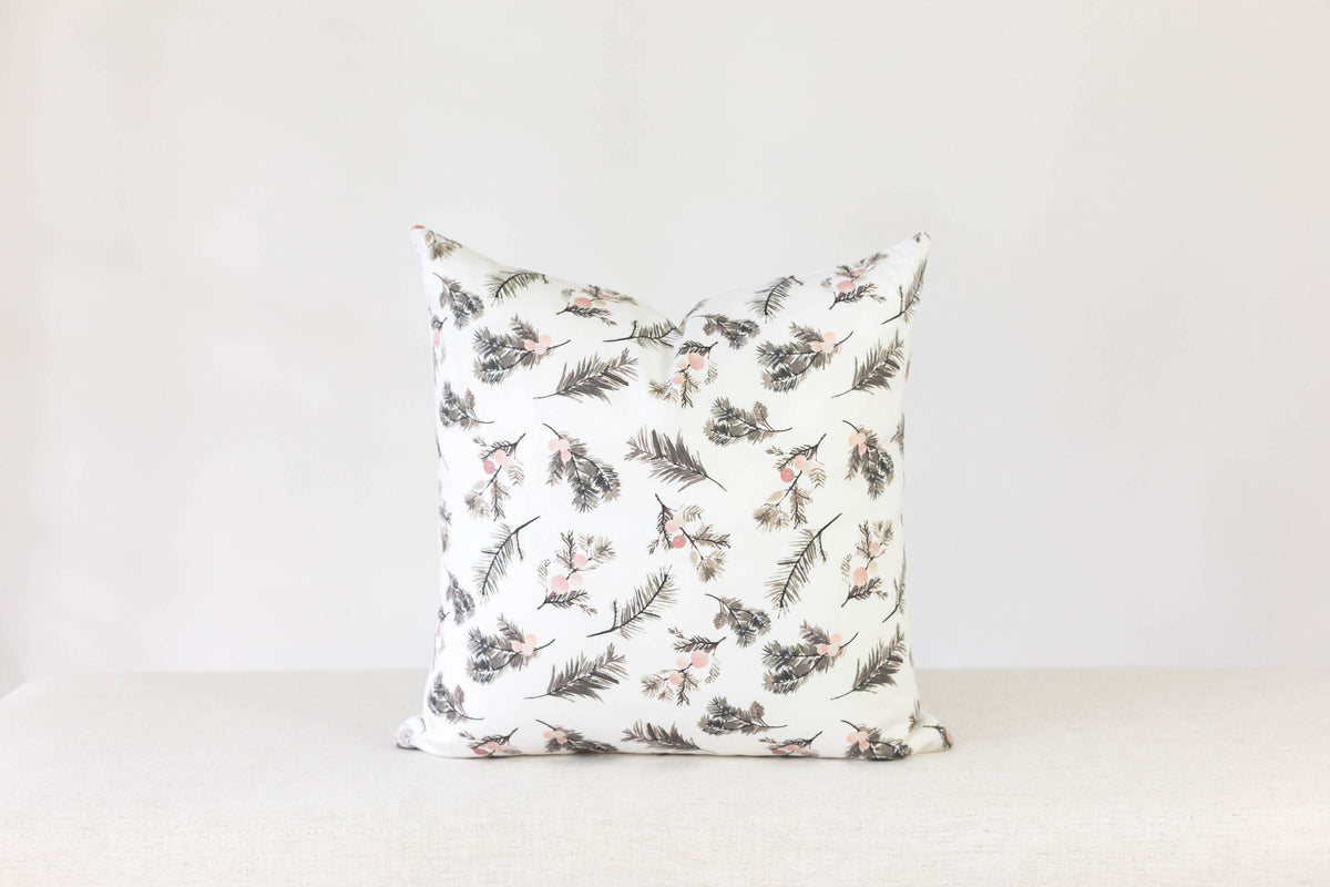 Holly Berry Pillow Cover