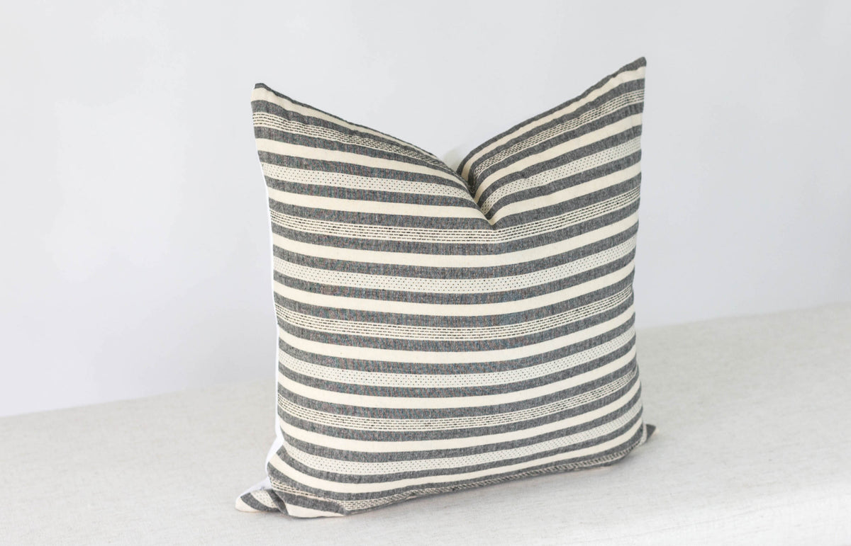 Boho Stripe Handmade Pillow Cover