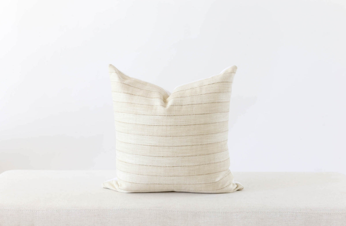 beige and ivory fall textured pillow cover
