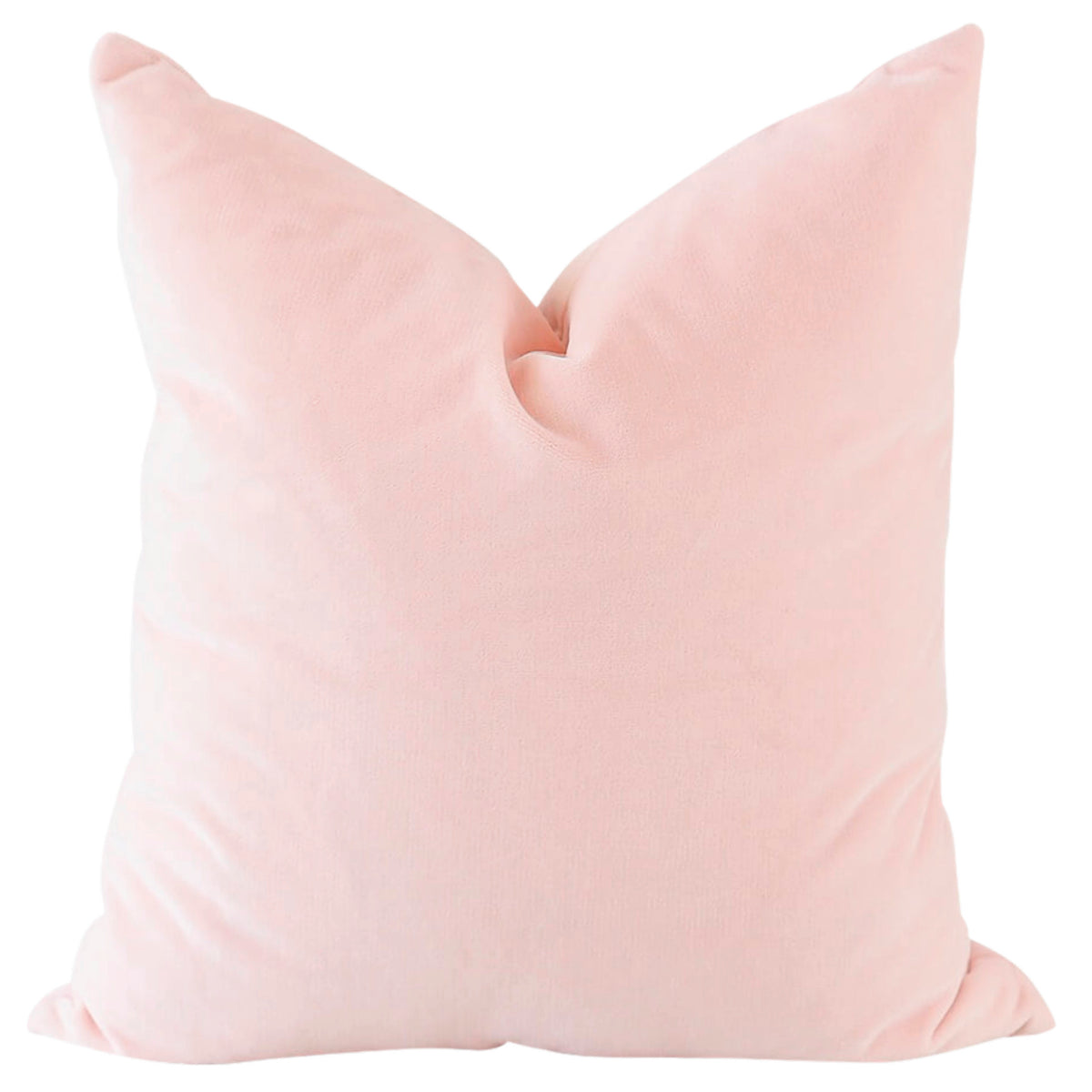 Blush Velvet Pillow Cover