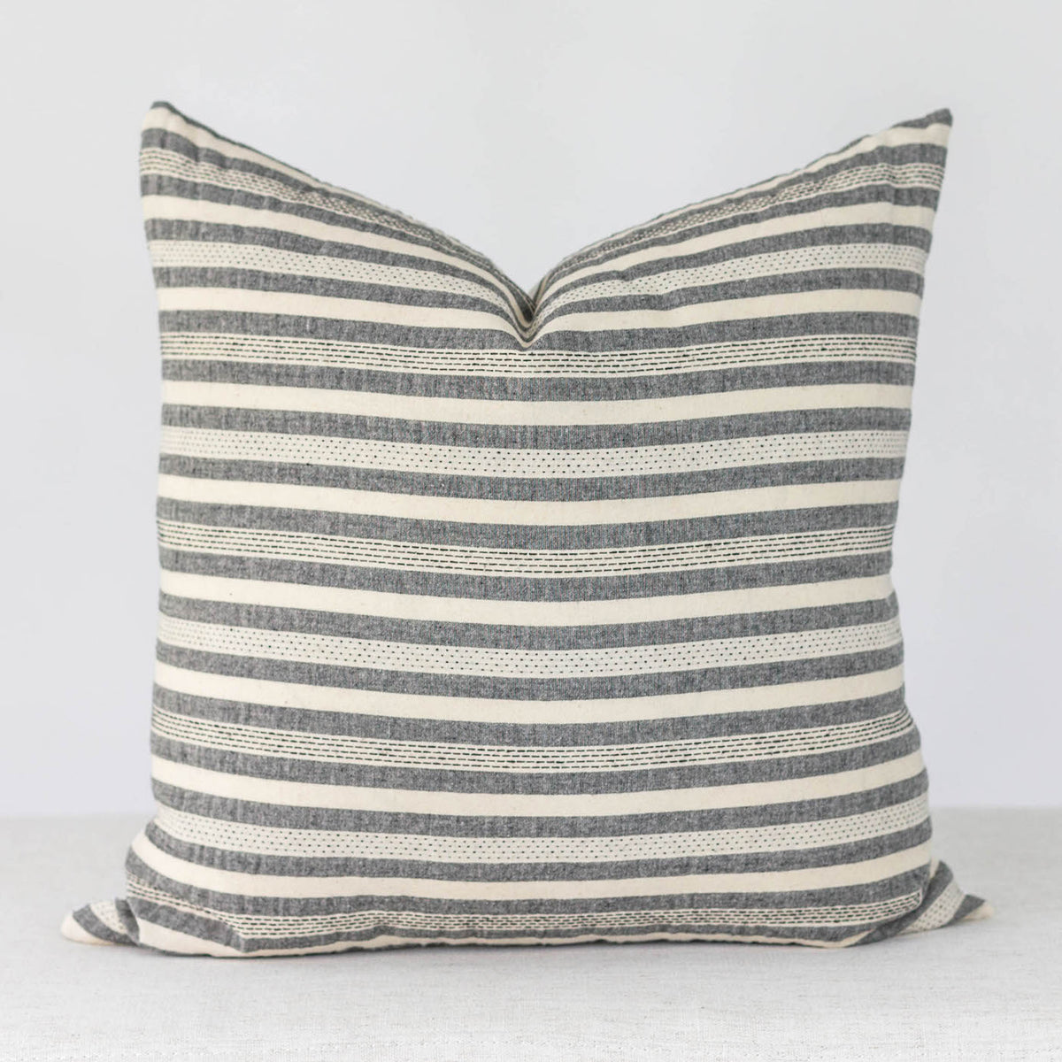 Boho Stripe Handmade Pillow Cover