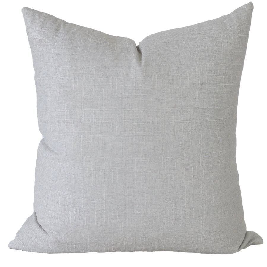 Grey Linen Pillow Cover