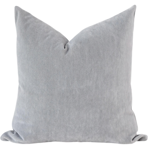 Grey Throw Pillow Velvet Pillow Covers Neutral Accent Pillow Laurel and Blush