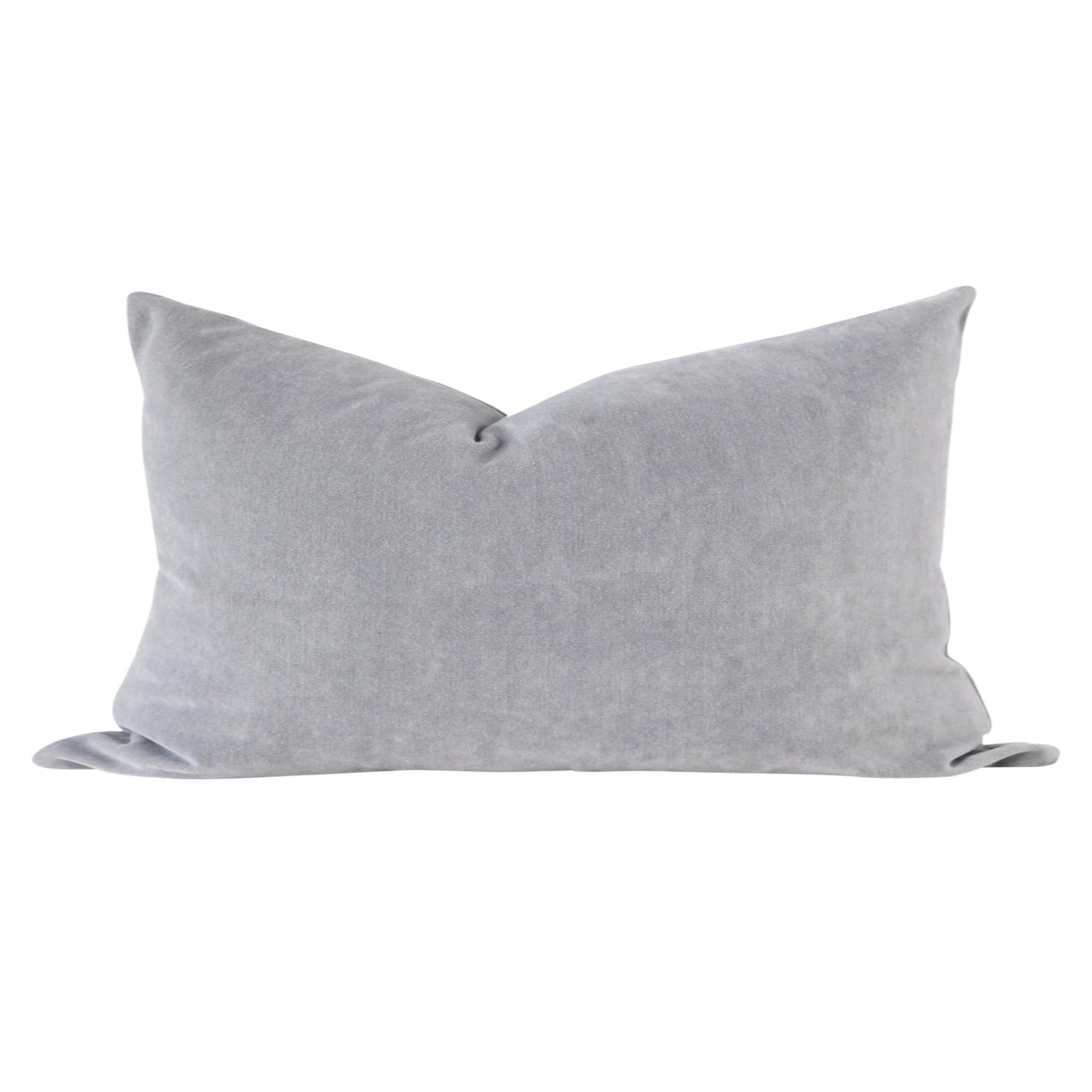 Long lumbar pillow by velvet + linen