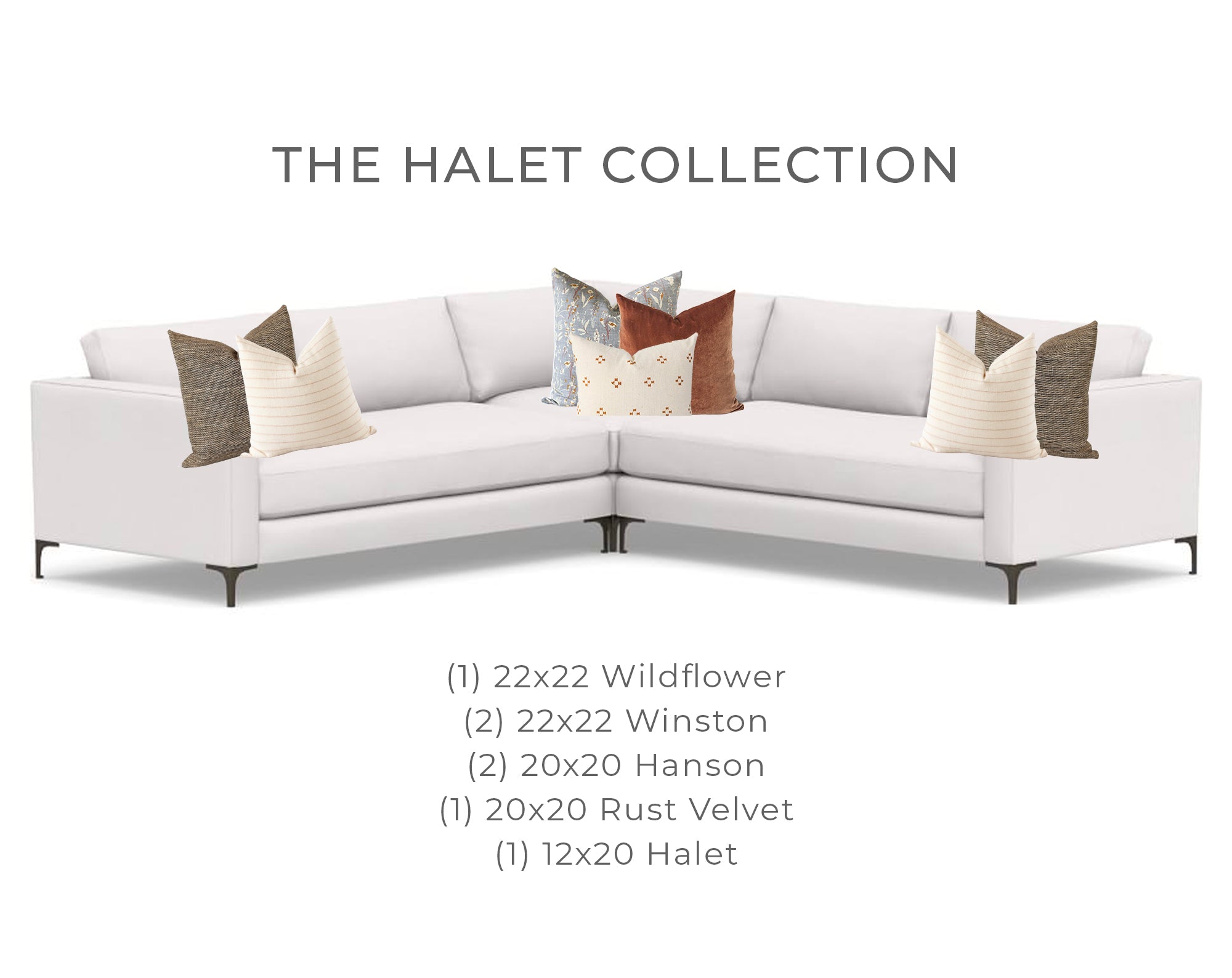 Sectional Throw Pillow Covers Laurel Blush Laurel and Blush