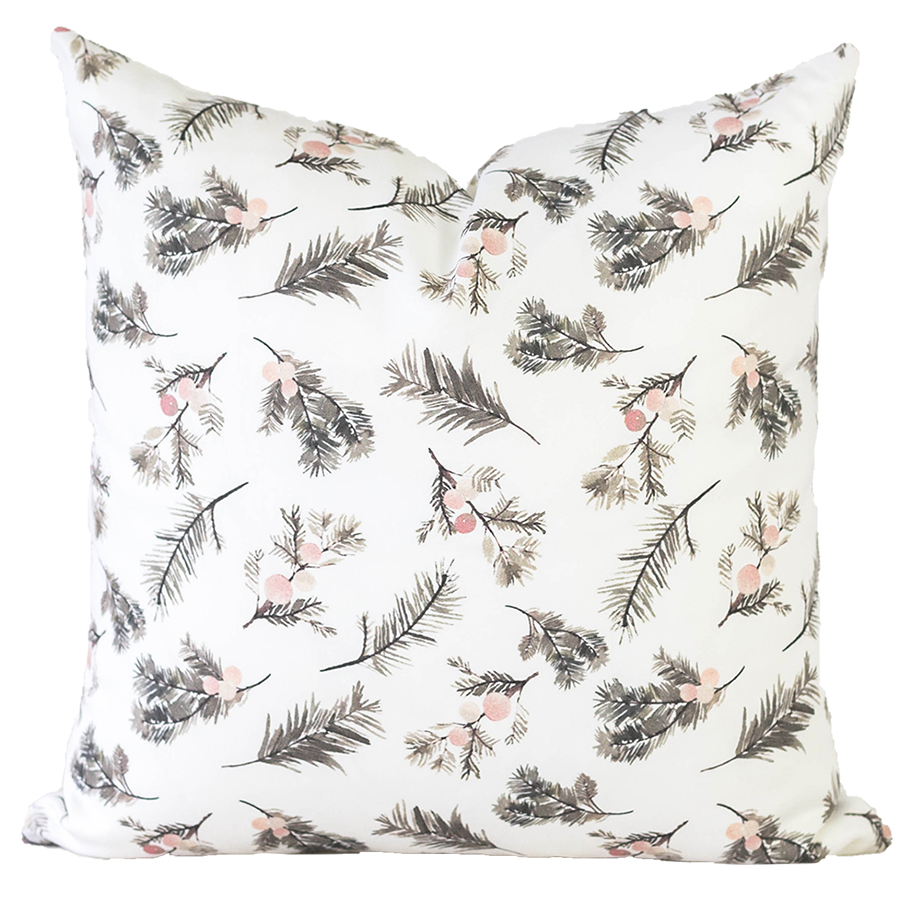 Holly Berry Pillow Cover