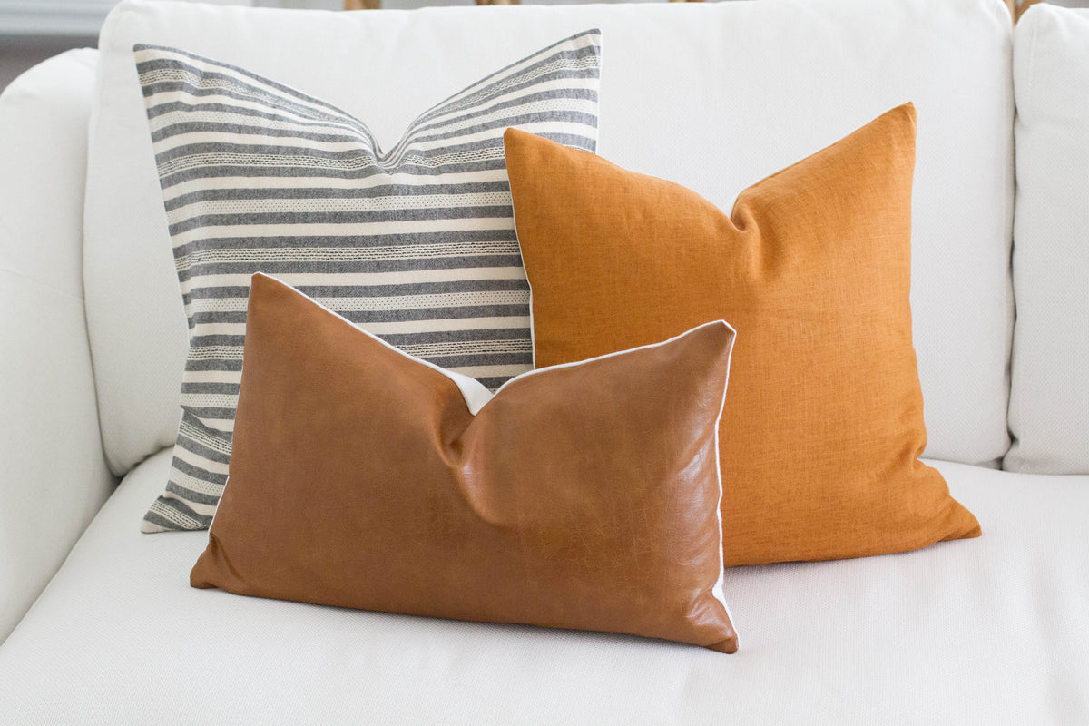 Boho Stripe Handmade Pillow Cover