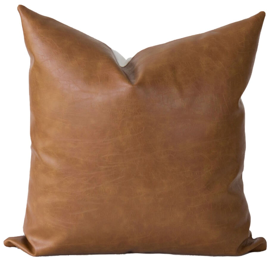 Faux leather pillow shams 2025