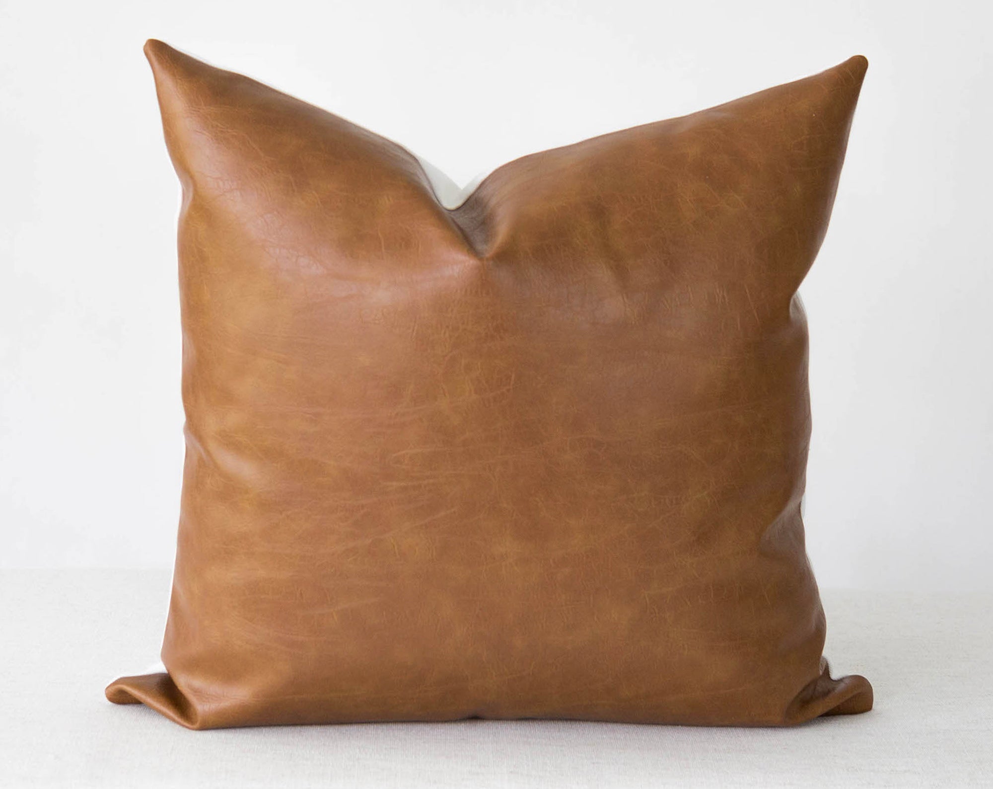 Dropship Throw Pillow Set Of 4, Faux Leather And Cotton Accent Pillows to  Sell Online at a Lower Price