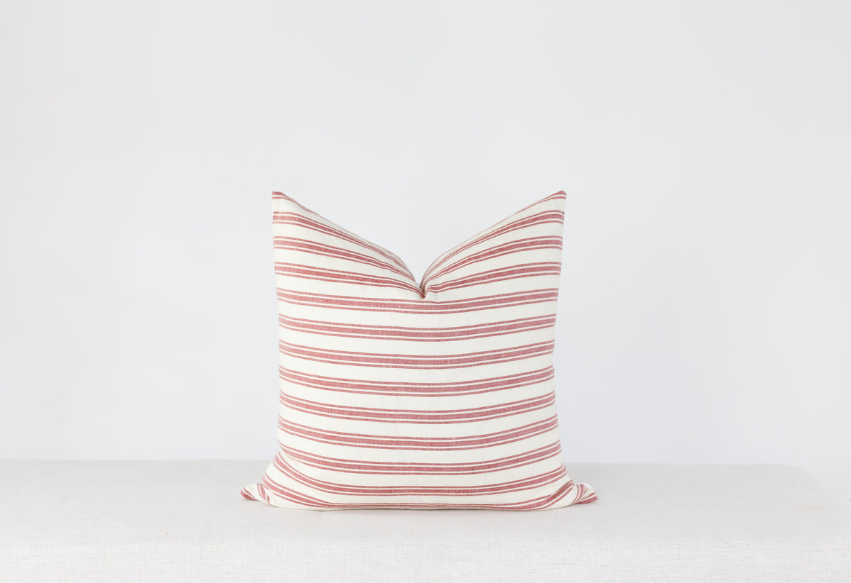 Scarlett Stripe Pillow Cover