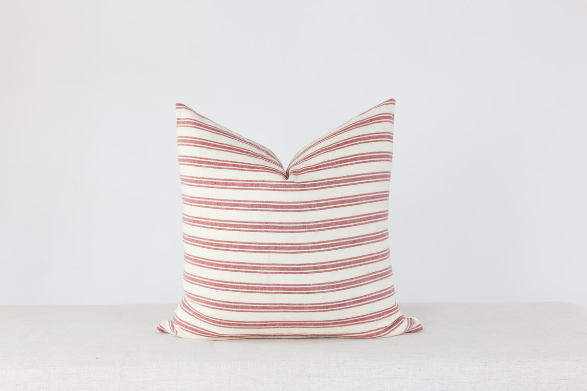 Scarlett Stripe Pillow Cover