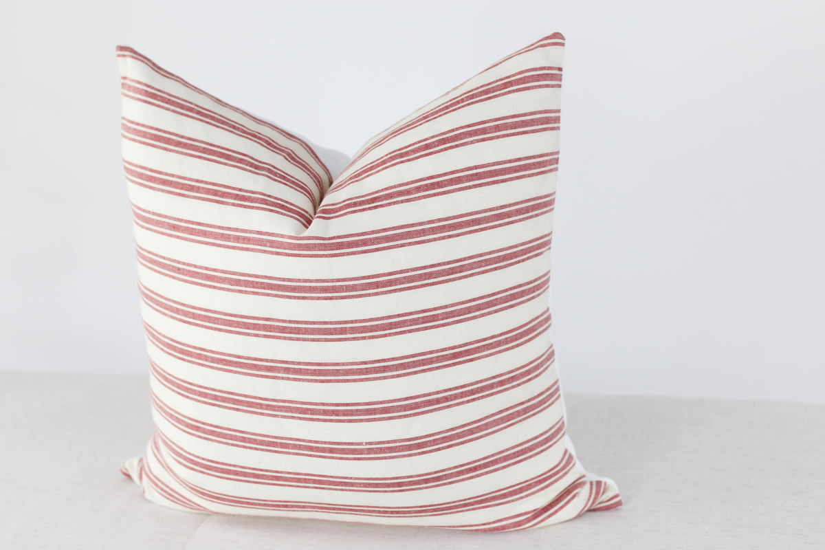 Scarlett Stripe Pillow Cover