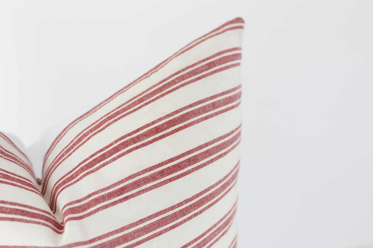 Scarlett Stripe Pillow Cover