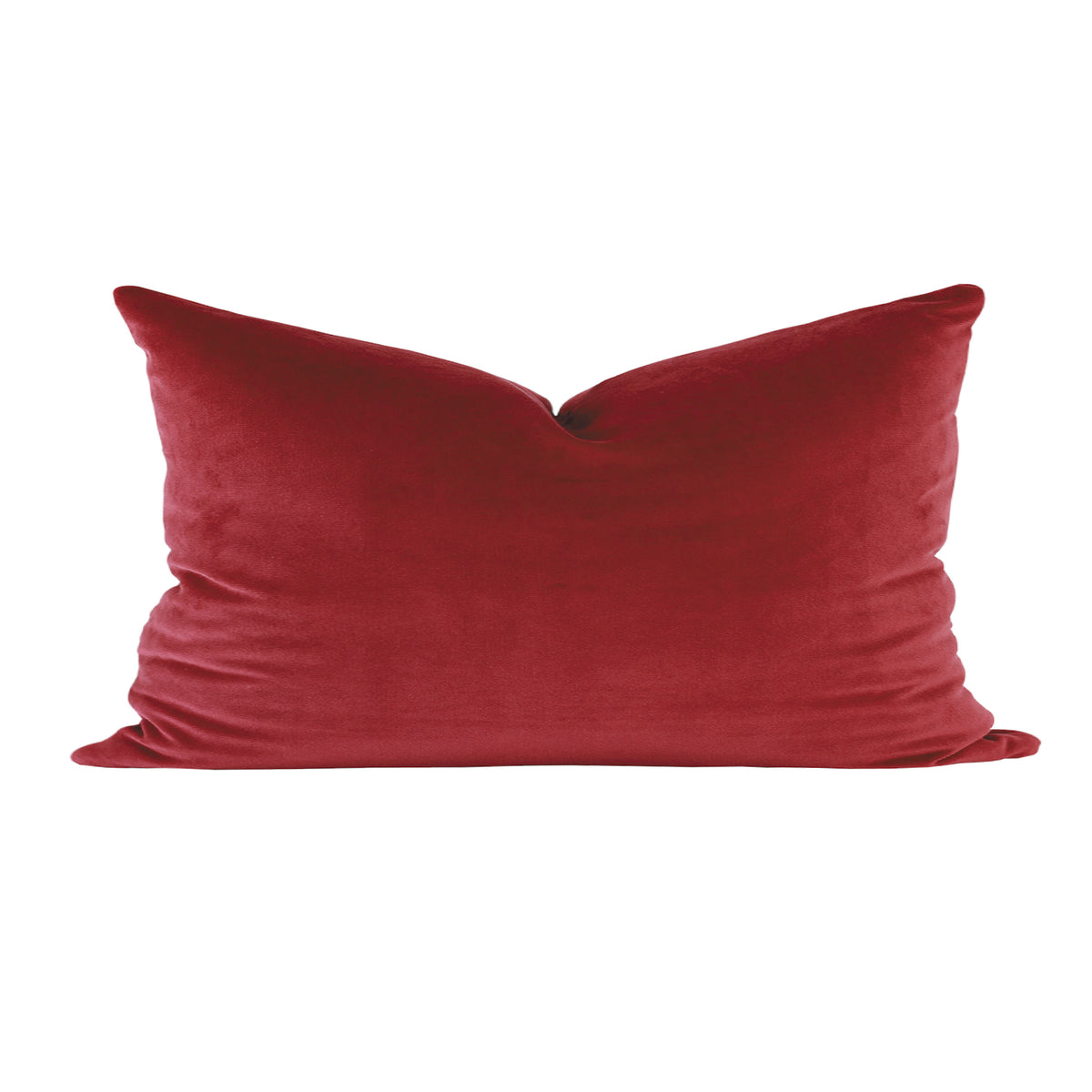 Cranberry Velvet Pillow Cover