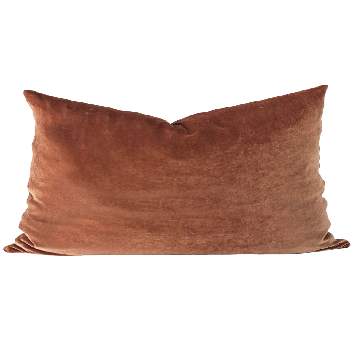 Rust Velvet Pillow Cover